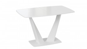 Стол раздвижной «Фабио» Тип 1 Белый в Москаленки - moskalenki.katalogmebeli.com | фото 4