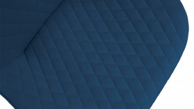 Стул «Оливер» К1С Черный муар/Велюр Confetti Blue в Москаленки - moskalenki.katalogmebeli.com | фото 3