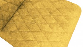 Стул «Стенли» К1С Черный муар/Микровелюр Wellmart Yellow в Москаленки - moskalenki.katalogmebeli.com | фото 3
