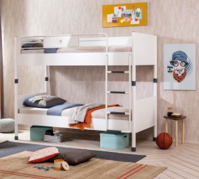 Кровать двухъярусная WHITE в Москаленки - moskalenki.katalogmebeli.com | фото