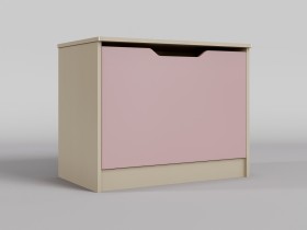 Ящик для игрушек Грэйси (Розовый/корпус Клен) в Москаленки - moskalenki.katalogmebeli.com | фото