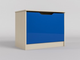 Ящик для игрушек Скай люкс (Синий/корпус Клен) в Москаленки - moskalenki.katalogmebeli.com | фото