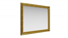 Зеркало навесное "Айрум"/(дуб кальяри / профиль: золото с орнаментом) в Москаленки - moskalenki.katalogmebeli.com | фото